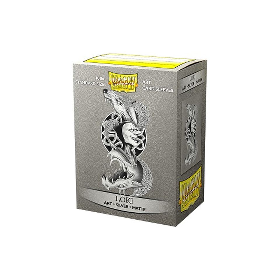 Protège-cartes - Dragon Shield Loki Art Silver Matte (100 standard