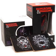 Dungeons & Dragons : Pack verre XXL + Mug + 2 sous-verre