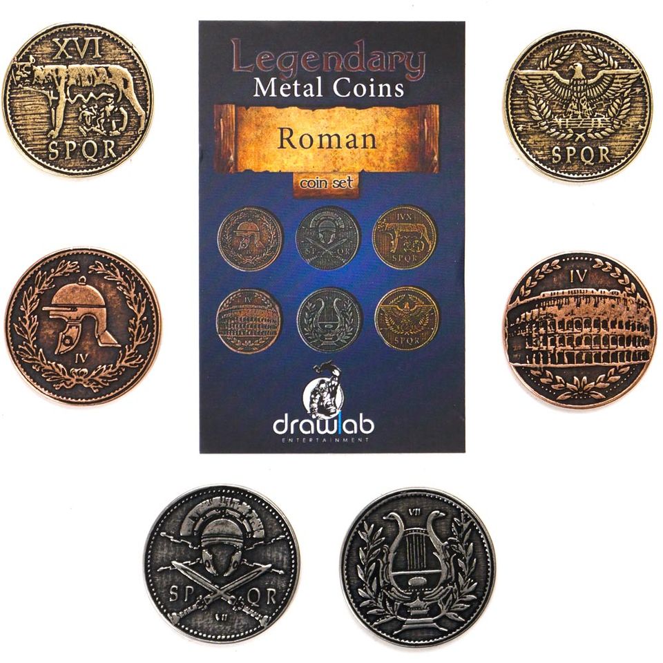 Legendary Metal Coins - Roman coin set image