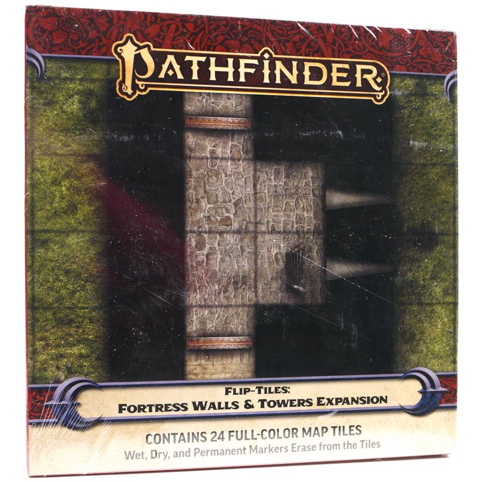 Pathfinder Flip-Tiles: Fortress Walls and Towers Expansion image