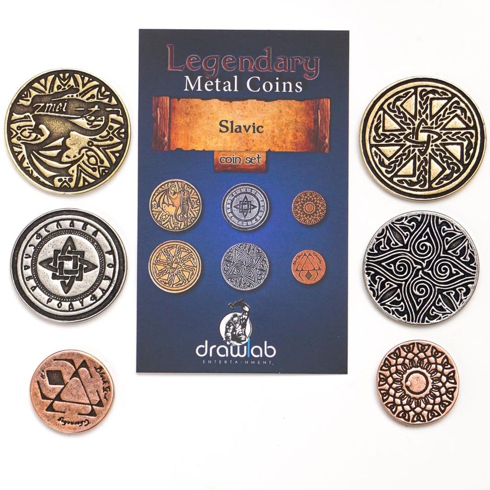 Legendary Metal Coins - Slavic coin set image